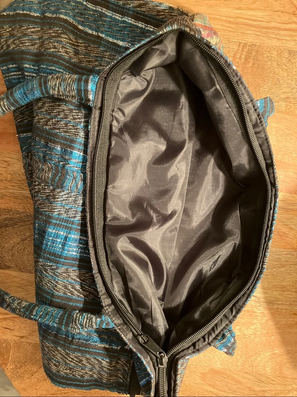 Embroidered cotton bag